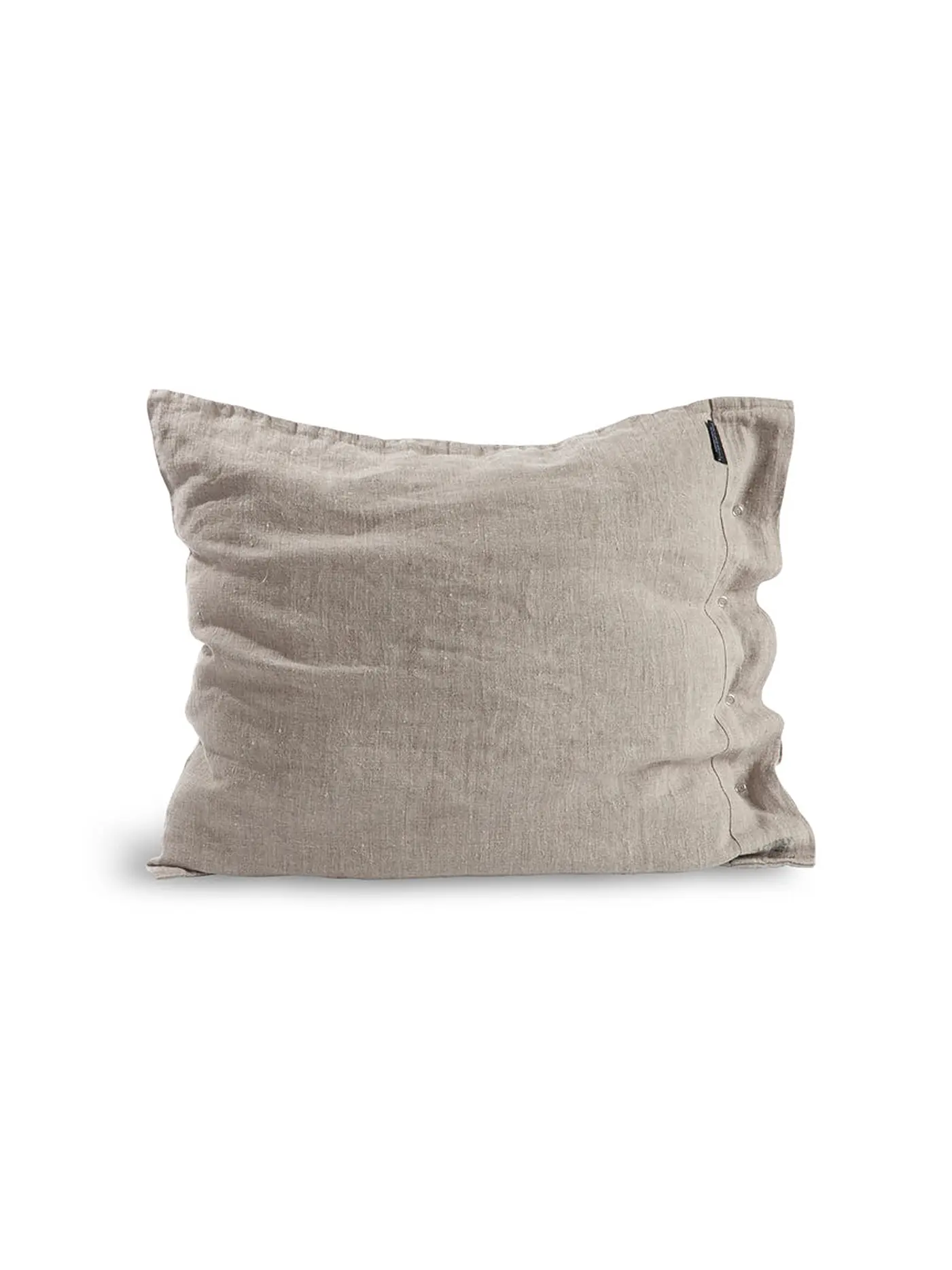 LOVELY LINEN | Leinen-Kissenbezug 70x90cm (Light Grey) | beige